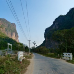 Smaller roads close to Hpa-an
